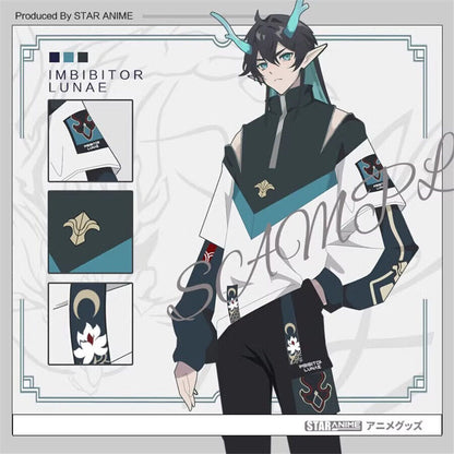 Honkai: Star Rail Imbibitor Lunae Jackets Sweater Pants Hooded Coat Trousers Set