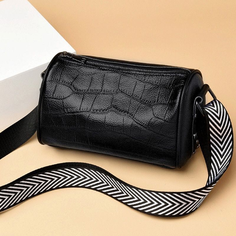 Handbag Genuine Leather Stone Vintage Punk Shoulder Bags Messenger 23*15*12 CM