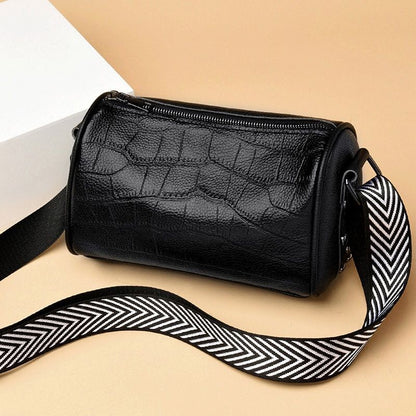 Handbag Genuine Leather Stone Vintage Punk Shoulder Bags Messenger 23*15*12 CM