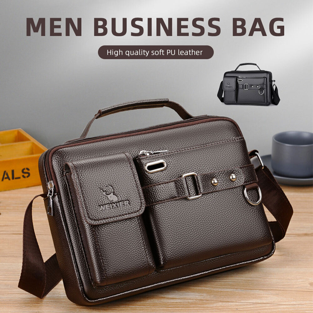 Handbag Business Leather Crossbody Bag Shoulder Bag Briefcase Messenger Bag