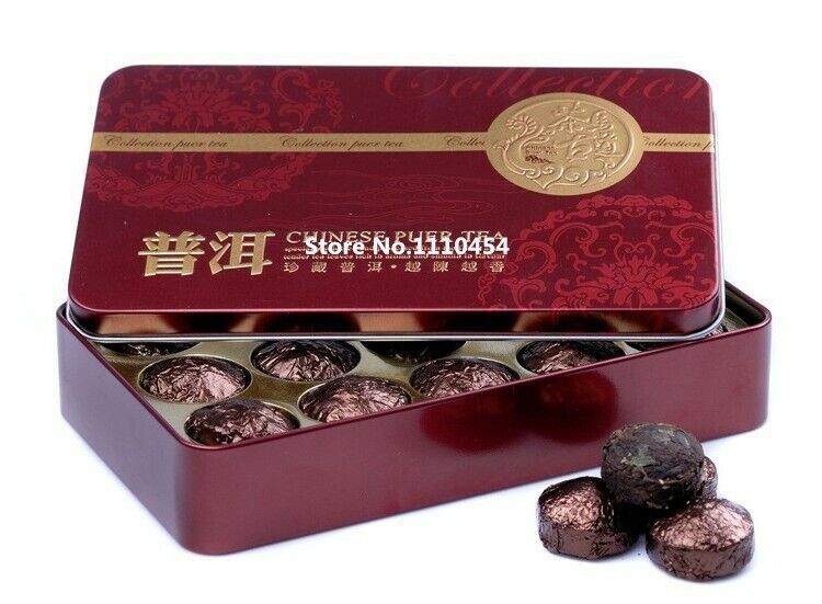 Healthy Care Puer Tea Mini Tuocha Glutinous Rice Scented Pu Erh Tea Can Pack-