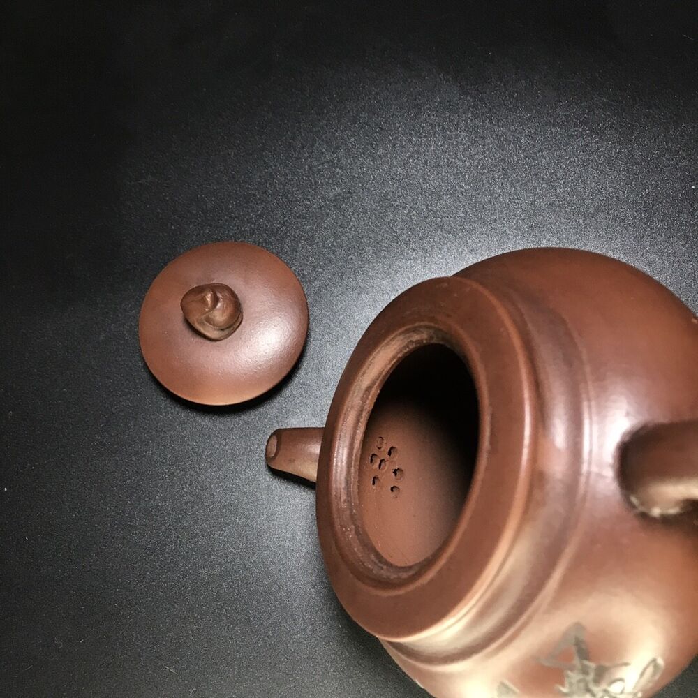 vintage chinese yixing purple clay teapot zisha ceremony teaware collection rare