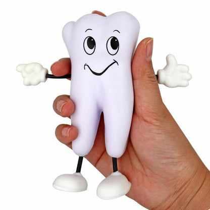 Dental Teeth Gifts Dentistry Tooth Shaped Model Squeeze Ball Soft PU Foam 12.5cm
