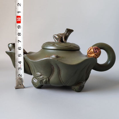 Chinese Yixing Purple Clay Teapot Tea Set Pot Zisha Ceramic Cute Decor Figurine
