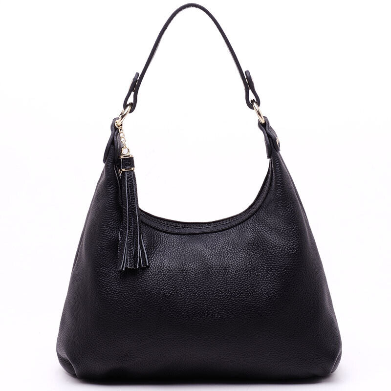 100% Genuine Leather Women's Classic Handbag Crossbody Shoulder Bag Satchel Tote