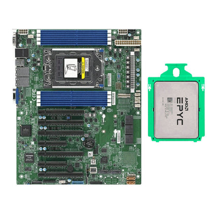 AMD EPYC 7302P CPU + Supermicro H12SSL-i Motherboard, 16 Cores 3GHz - 3.3GHz