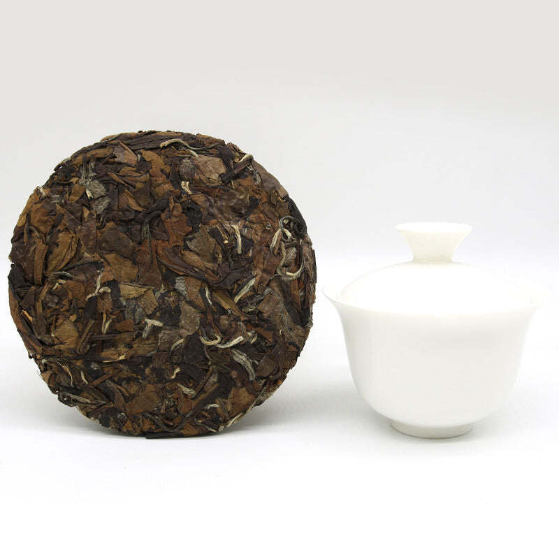 200g Fuding White Tea Cake Shoumei Aged White Tea Small Cake Organic White Tea