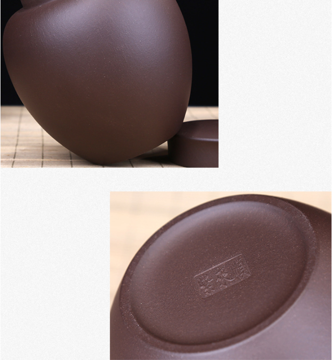 On Sales Sealed Canister For Loose Tea Real Yixing Zisha Purple Clay Tea Caddy