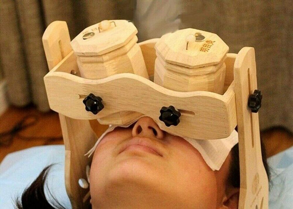 Eyes Moxa Wood Burner Glasses Roll Holder Stick Moxibustion Moxa Article Tool