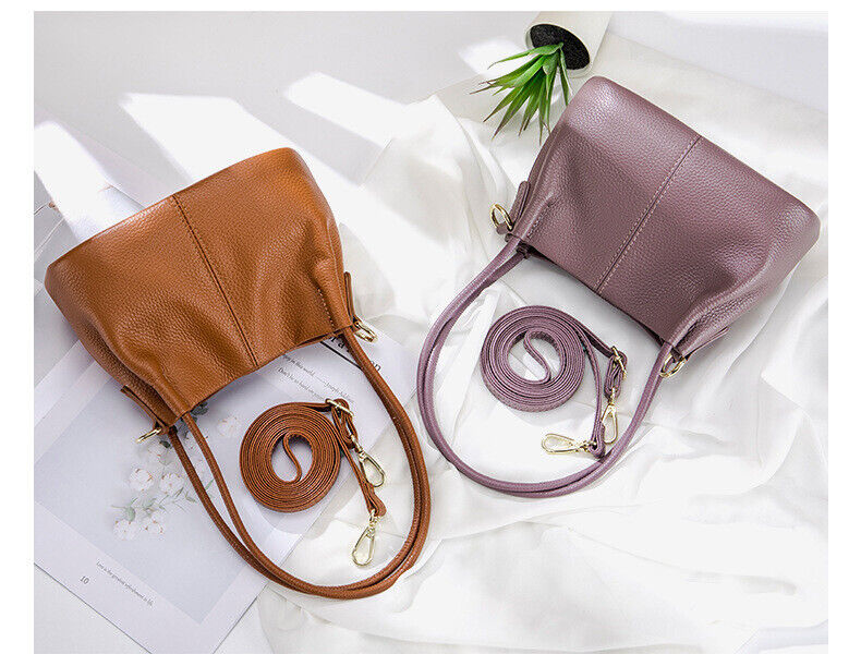 Top Real Leather Women's Handbags, Desinger Soft Cow Leather Sling Shoulder Bags