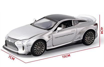 1:32 Lexus LC500 Druckguss Modell Auto Spielzeug Fahrzeug Legierung Sportwagen Soundlicht Geschenk-