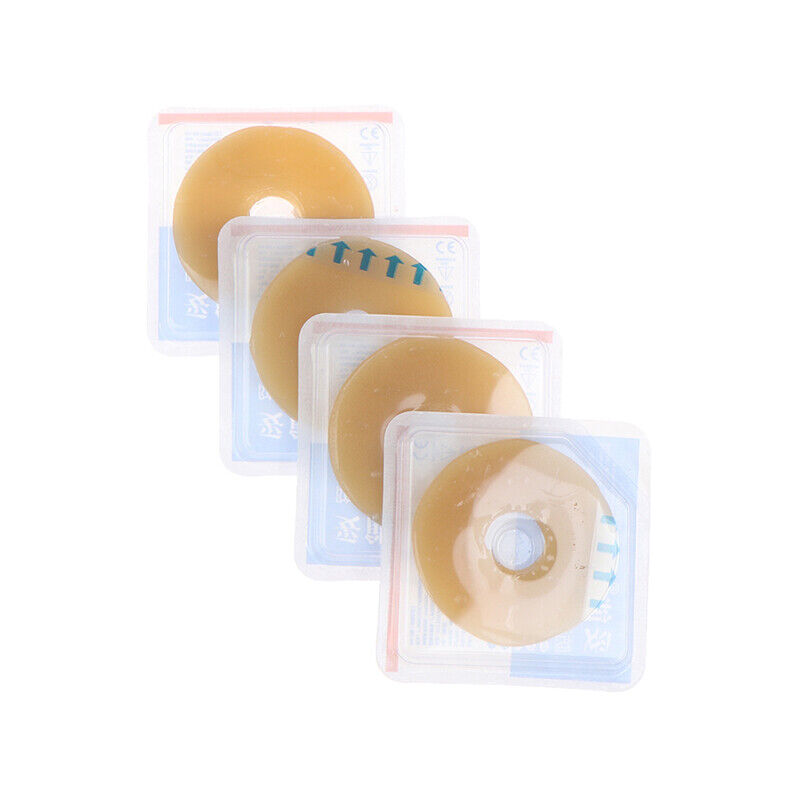 10Pcs Ostomy Bag Paste Ring Baseplates Stoma Leakproof Ring Prevent Protect Ski!