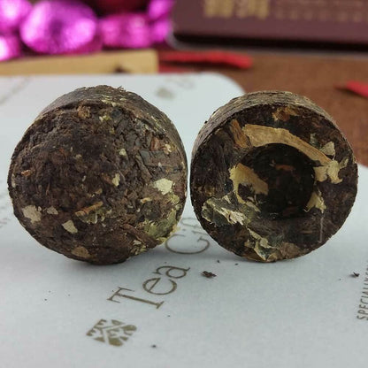 2021/2022 Lotus Leaf Mini Ripe Puer Tuocha Yunnan Gift Pack Shu Puerh 75g
