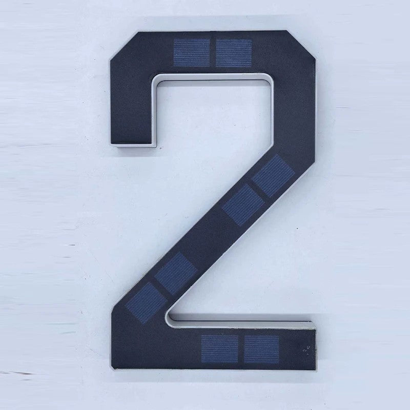 Solar House Number Lights Light Sensor House number Modern Led Address Sign