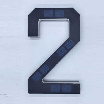 Solar House Number Lights Light Sensor House number Modern Led Address Sign