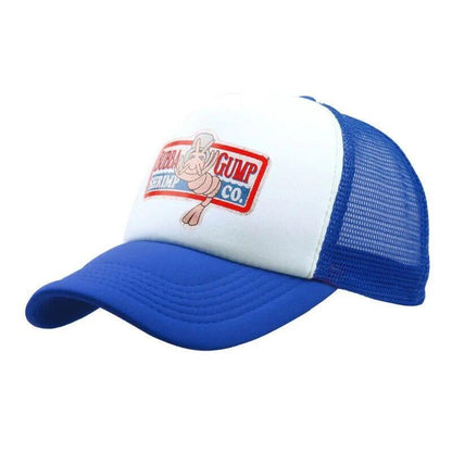 Mens GUMP SHRIMP Mesh Baseball Cap Snapback Hat Adjustable Trucker Outdoor Sport