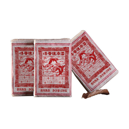 Yunnan Tong Qing Hao Ancient Tree Puer Pu-erh Tea Brick Cooked tea 250g