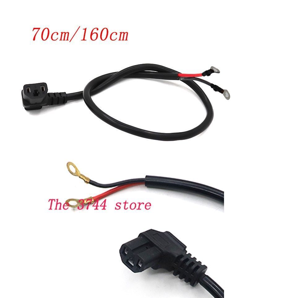 70/160cm Battery Connector Cable Charging Socket Electric Scooter Driving Parts