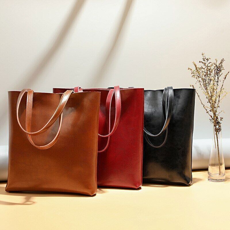 Cow Genuine Leather Ladies Shoulder Bags Women Leather Handbags Hand Bags