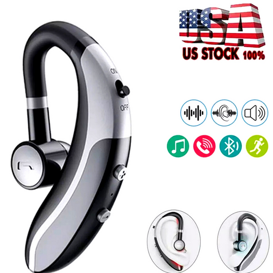 Wireless Bluetooth 5.0 Headset Headphone Earphone Sport Trucker Work Handsfree