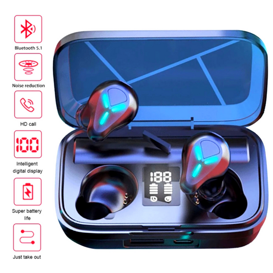 Bluetooth 5.1 Wireless Earbuds Headphone Headset Noise Cancelling TWS Waterproof