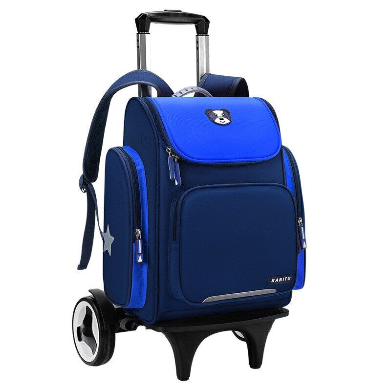 Student School Bag Backpack Bag School Backpack Wheeled Bag Trolley Wheels