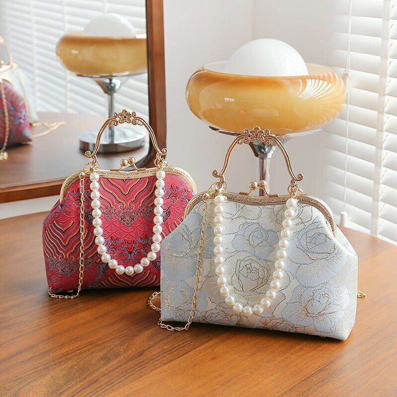 Bag Beads Wedding Bags Women Shoulder Crossbody Bag Chain Women's Handbags