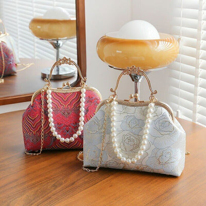 Bag Beads Wedding Bags Women Shoulder Crossbody Bag Chain Women's Handbags
