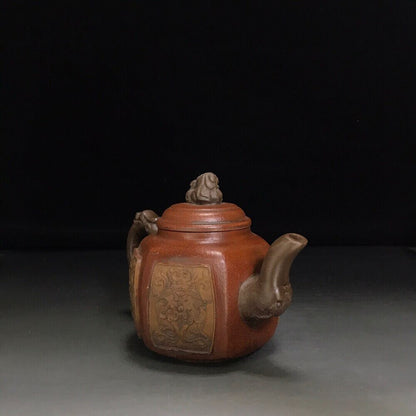 vintage chinese yixing purple clay teapot zisha ceremony teaware collection rare