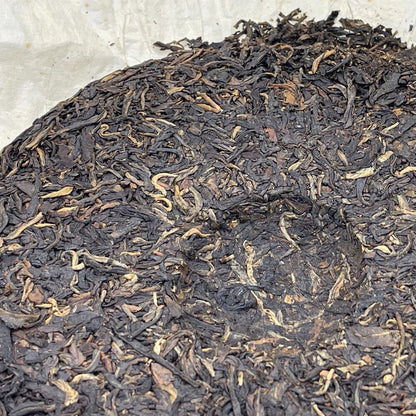 Pu-erh tea,2004,Disn yi hao,Menghai Yuanye Township Ancient Tea Trees, 400g,Raw