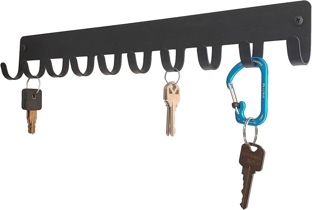 Cycling Medal Hanger Rack - 14.5 inches with 10 Hooks Metal Wall Art