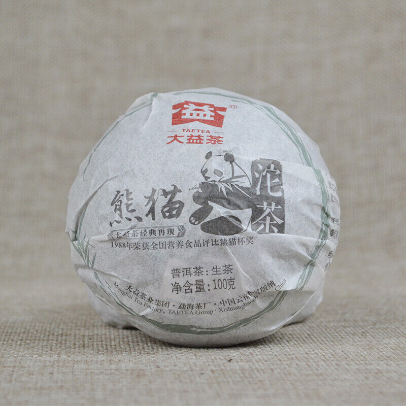 TAETEA Classic PANDA TUOCHA * 2012 Pu'er MengHai Dayi Shen Puer Pu Erh Raw
