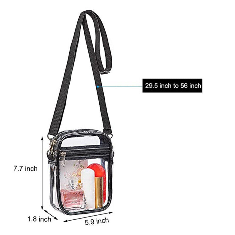 Clear Purse Stadium Approved Clear Bag Clear Crossbody Shoulder Bag