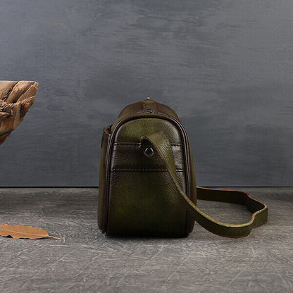 Top Cow Leather Women's Shoulder Bags, Retro Soft Leather Sling Crossbody Bags