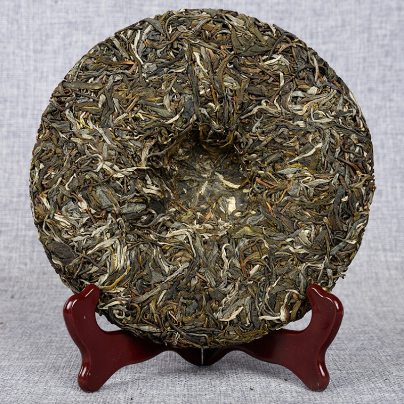 357g Old Puerh Raw Tea Cake Yunnan Pu'er Shengcha Nannuo Spring Pu-erh Green Tea