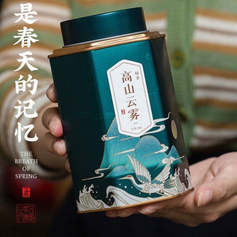 绿茶新茶可冷泡茶特级高山云雾绿茶茶叶罐装散茶Green tea new tea can be cold brewed tea premium 125g