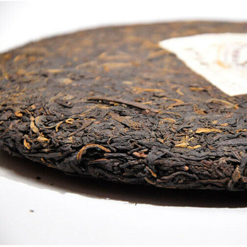 Yunnan Puerh Tea 7598 Ripe Pu-Erh Tea Cake Ancient Tree Black Tea Gift 12.6oz