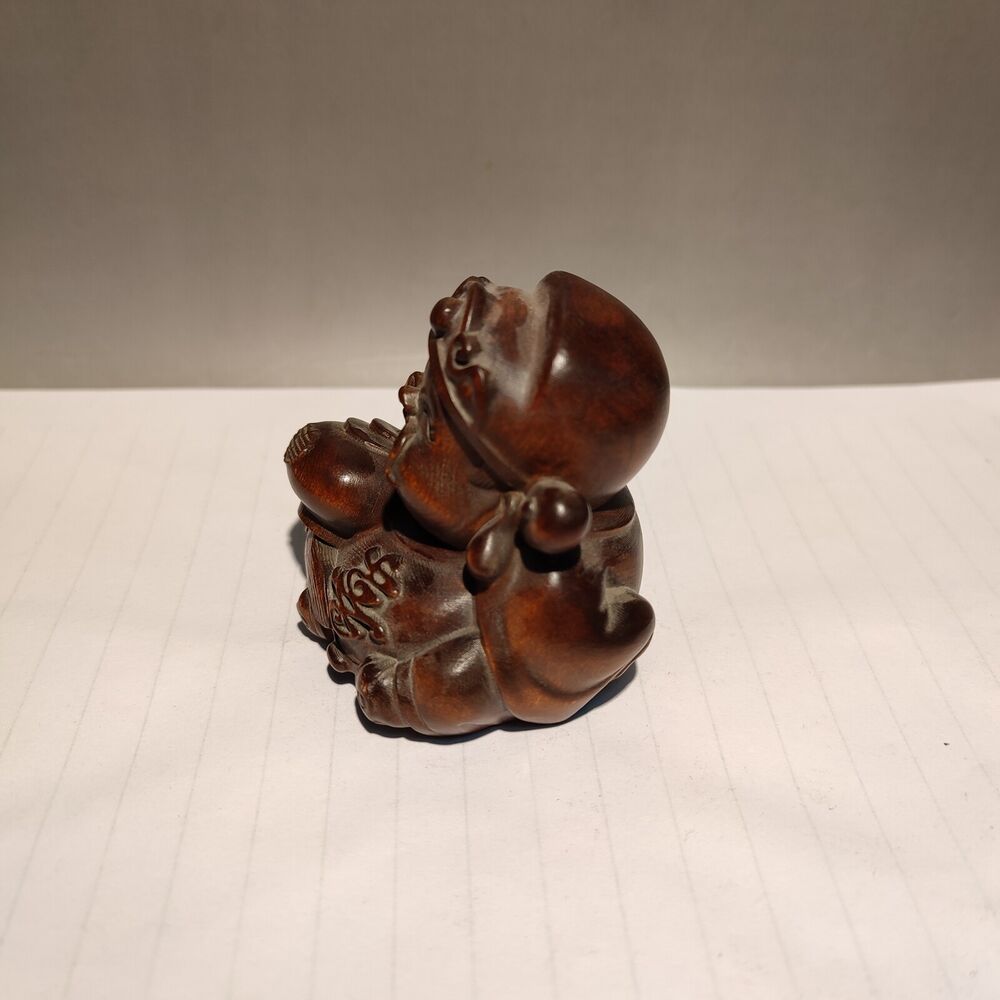 buddha home decor living room sculptures wood carved figures gift wooden statue