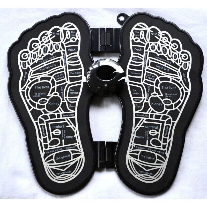 EMS Bioelectric Acupressure Point Massager Pad Electric Foot Stimulator Pain Relief NEW-