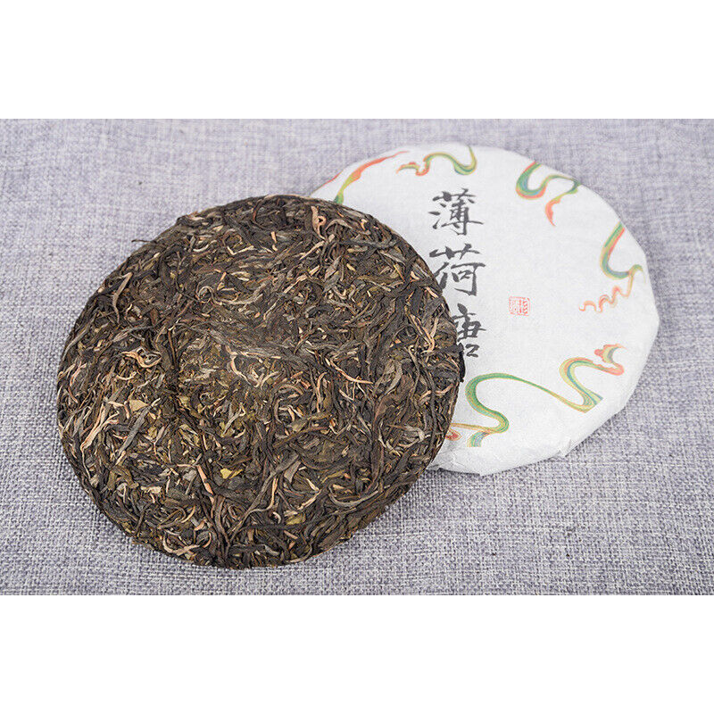 357g/12.59oz Organic Green Tea Spring Tea Natural Cake Tea Beneficial Health Tea