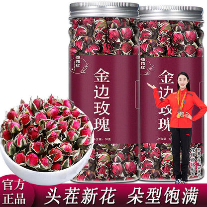Rose Tea Yunnan Phnom Penh Rose Herbal Tea Genuine 50g/can