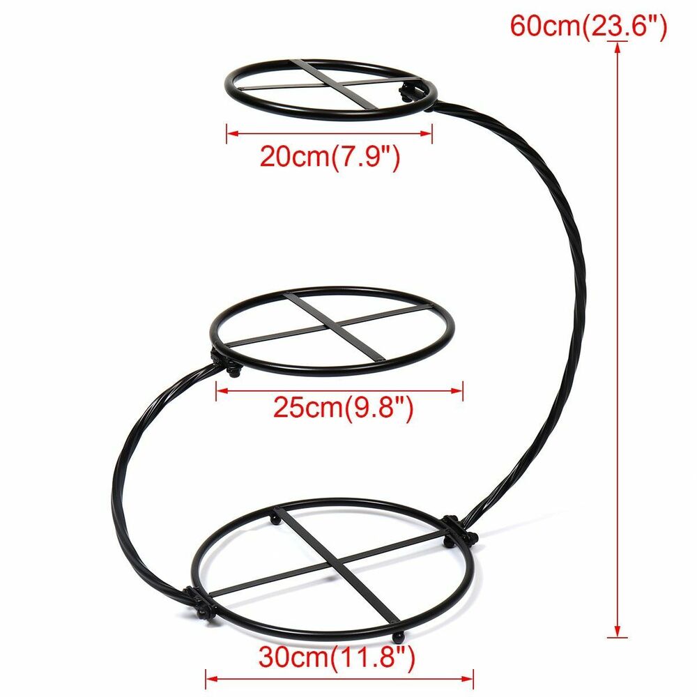 3 Tier Creative Cake Stands 60cm Metal Cupcake Cookies Display Holder Decoration