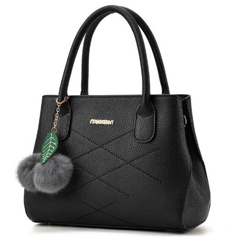Hot Womens Lady PU Leather Handbag Shoulder Bag Purse Tote Messenger Satchel Bag