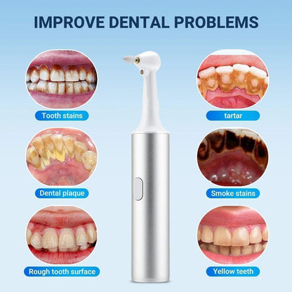 Oral Electric Teeth Polisher Dental Tartar Remover Plaque Stains Cleaning Multif