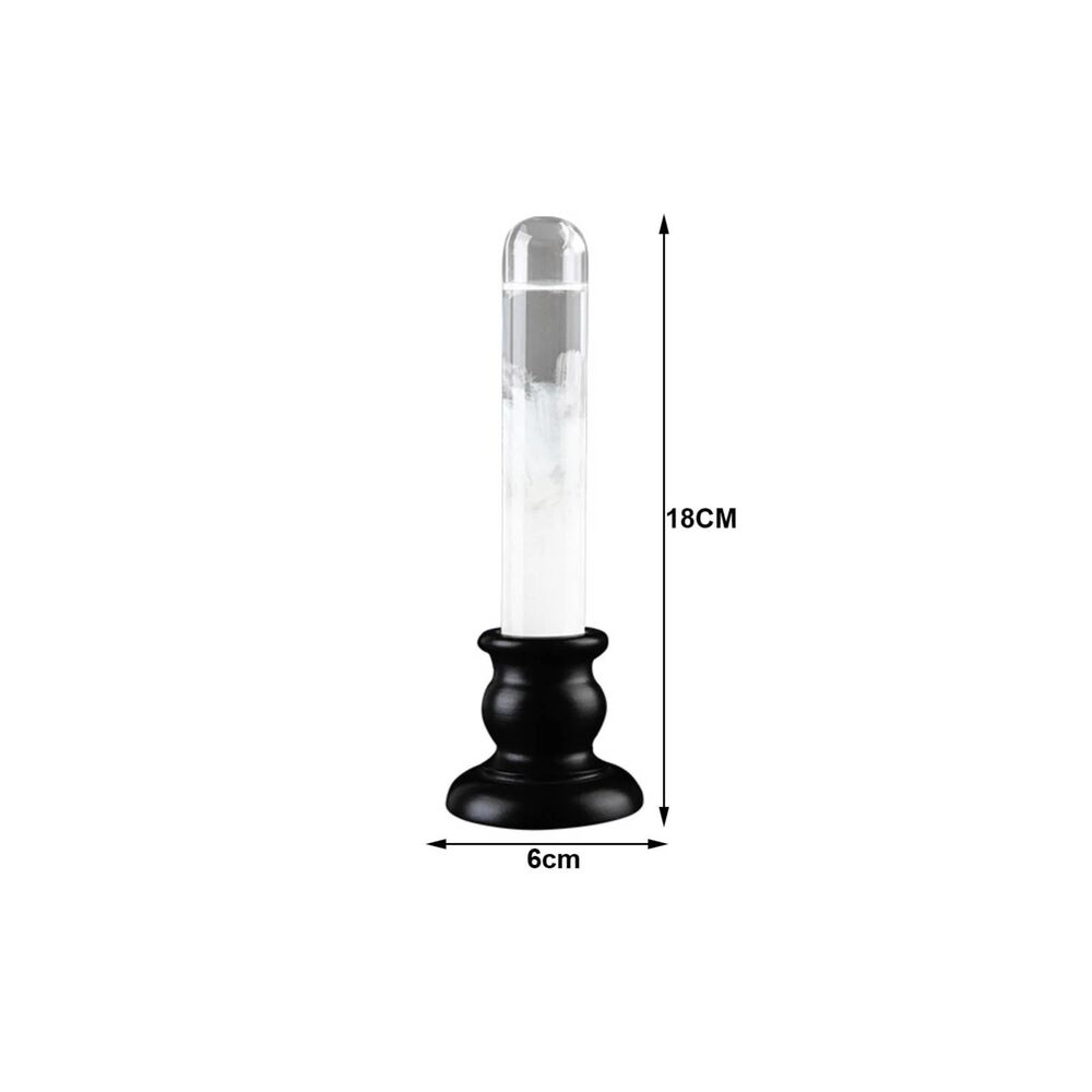 Weather Forecast Bottles Glass Clear Rainstorm Home Mini Liquid Hourglass 6x18cm