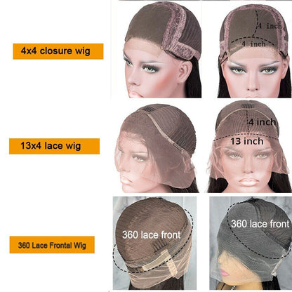 Full Lace Frontal Wig Human Hair Inch Straight Lace Front Wig Women Lace Wig