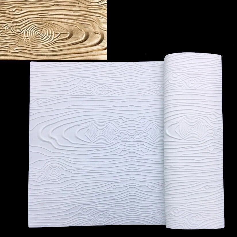 Cake Decorating Tools Tree Barker Shape Silicone Mat Fondant Lace Mold 44x23.9cm
