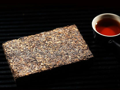 YunNan YiWuZhengShan GongTing Puer tea pu'erh Ripe tea ChenXiang Puerh tea