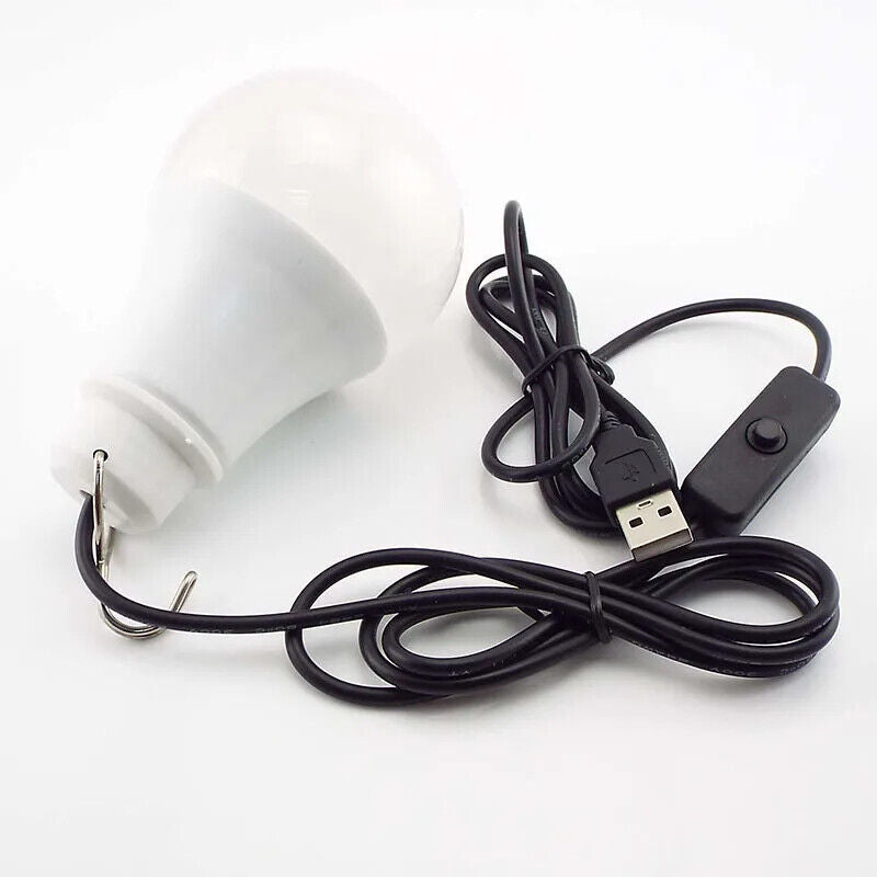 Reading Night Lamps USB LED Bulb Light Portable Outdoor Camping Home Lighting 5V