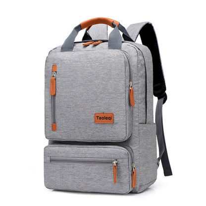 Men Backpack Casual Business Notebook Bag Light 15.6-inch Laptop Bag Anti-theft